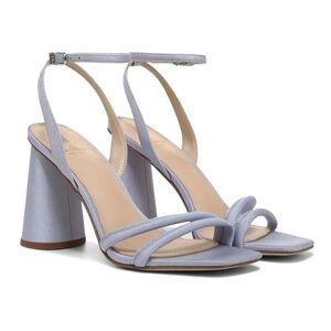 Sam Edelman Kia Square Toe Heels Oslo Blue Size 6